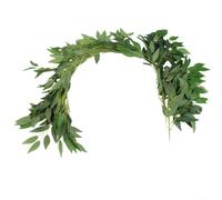 Planta artificiale in tessuto per la decorazione del soggiorno, pianta | 200 cm di lunghezza, consistenza realistica, appesa o rampicante, per interni ed esterni