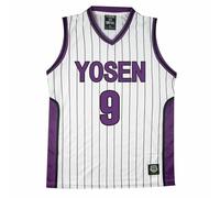 Plantain Anime Kuroko's Basketball Kuroko No Basuke Cosplay Yosen School #9 Murasakibara Atsushi Uniforme da Basket Jersey Abbigliamento Sportivo Top