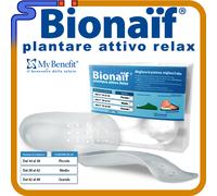 PLANTARE ANATOMICO ATTIVO RELAX BIONAIF MOLTEPLICI VANTAGGI PER MAL DI SCHIENA