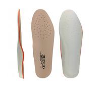 PLANTARE ANATOMICO IN SCHIUMA DI LATTICE+MEMORY RIVESTITO IN PELLE UNISEX 128