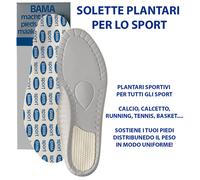 PLANTARI PER LO SPRT SOLETTE UNIVERSALI PER SCARPE SPORTIVE MORBIDE E COMODE