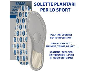 PLANTARI PER LO SPRT SOLETTE UNIVERSALI PER SCARPE SPORTIVE MORBIDE E COMODE