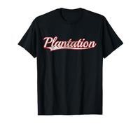 Plantation Florida Everglades Vintage Varsity Distressed Maglietta