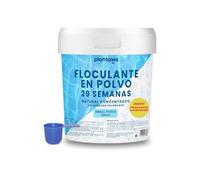 Plantawa Flocculante per Piscina in Polvere 29 Settimane | Chiarificante Concentrato per Acqua Torbida | Ideale per Grandi Piscine e Spa | Sicuro, Naturale, Vegano e Senza Metalli Pesanti
