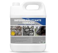PLANTAWA Impermeabilizzante Trasparente 5L | Impermeabilizzazione Invisibile, Nessuna Generazione di Film, Protezione Totale su Facciate, Cemento, Terrazze, Tetti | Idrorepellente, Impermeabile