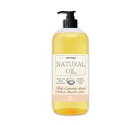 PLANTAWA Olio di Mandorle Dolci 1L con DOSER | Olio di Mandorle per il Corpo, 100% Naturale di Origine Vegetale, Olio Multiuso per Massaggi, Materia Prima, Contiene Vitamina E, Smagliature Gravidanza