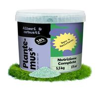 PLANTEMUS Concime per Alberi, Arbusti, Siepi e Piante da Esterno, Nutrizione Completa per la Vegetazione Esterna, Concime Granulare, 5.5 KG