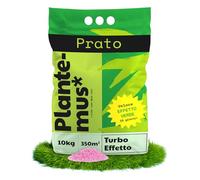 PLANTEMUS Concime per Prato Effetto Verde Turbo per 350 m² | Microcristalli Ultrasolubili | Verde Intenso in 7-9 Giorni | Concime Azotato - Tecnologia Tedesca | 10 kg