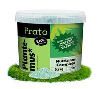 PLANTEMUS Concime Prato Complete. NPK (12-11-18) + Micronutrienti, Verde, Denso e Durevole, Granulare in Perle Ultrasolubili, 5.5 KG copre 175 m²