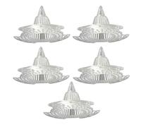 Planter Drainage Mat | Flower Pot Bottom Grid Insert | Cone Netting Drain Pad Set | 5 Pack Plant Root Protection Mesh Layer for Water Flow Soil Control Air Circulation | Lightweight Reusable Gardening