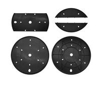 Planter Inserts - Circular Pot Fillers with Drainage System, Lightweight Reusable Plant Support Base, Durable Structure for Better Water Flow Root Health | Essential Gardening Accessory for Patio Deck