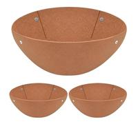 Planter Liner - 3 Piece Hangable Basket Liners, Felt Planter Liner, Versatile Pot Replacement Inserts | Plant Containers & Accessories For Outdoor, Indoor, Growing Garden, Window, Courtyard