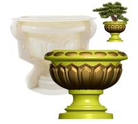 Planter Mold - Artistic Concrete Flower Pot Form, DIY Crafting Kit with Flexible Material and Easy Demolding Feature, Multi Use Garden Accessory, Ideal for Indoor Outdoor Craft Projects Family