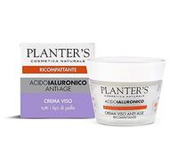 Planter’s - Crema Viso Antiage Ricompattante con acido ialuronico. Perfetta per tutti i tipi di pelle, in particolare su pelle stressata e priva di tono. 50 ml