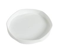 Planter Saucer Base - Circular Drainage Tray, Anti Spill Support Dish, Heavy Duty Pot Stand Accessory | Garden Balcony Patio Arrangement, Indoor Outdoor Plant Care Water Collection Solution