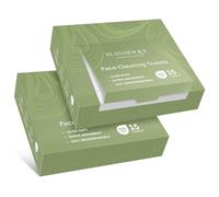 PLANTIFIQUE Asciugamani Monouso Pulizia Viso | Usa e Getta XL 25x30 cm | Salviette Struccanti 100% Viscosa Biodegradabile | Cura Pelle Donne | Kit Skincare Completo | 30 Pezzi