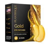 PLANTIFIQUE Patch Occhi Antirughe Donne e Uomini | Oro 24K Maschera Occhiaie e Borse | Skin Care Kit Viso Crema Contorno Occhi Idratante | 20 Paia di Cerotti