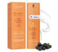 PLANTIFIQUE Siero Viso Antirughe e Antimacchie Donna e Uomo | Bio Olio Massaggio Illuminante Vitamina C per Gua Sha Lifting | Contorno Occhi con Peptidi e Collagene | Cosmetica Skincare Coreana 30 ml