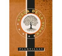 Plantillas Rueda de la Vida 50 Diseños Florales para Recortar Diario de Autodesarrollo y Autorreflexión Herramienta para Coaching, Terapia y Educación