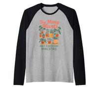 Plantita Latina Pianta Mamma Plantita Vita Hispanic Garden Culto Maglia con Maniche Raglan