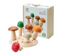 PlanToys® Giocattolo in legno a forma di funghi