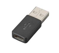 Plantronics 209505-01 cavo di interfaccia e adattatore USB-Type C USB-Type A Nero