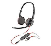POLY Blackwire 3225 Auricolare Cablato A Padiglione Musica e Chiamate USB tipo A Nero