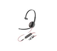 PLANTRONICS Blackwire C3215 Cuffie Mono USB-C/A con Jack 3,5 mm 209750-101