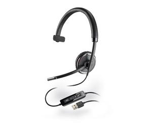 Plantronics Blackwire C510 88860-01 - Cuffia Auricolare USB a Filo, Nero