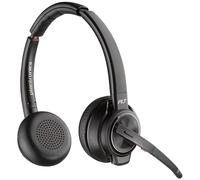 Plantronics Bluetooth DECT Headset Savi stereo Nicht Skype for Business zertifiziert Nero