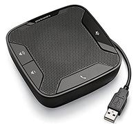 Plantronics Calisto P610-M - 201859-02 - Altoparlante per Vivavoce Portatile, Versione certificata Microsoft, Nero