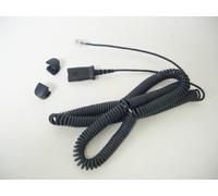 Plantronics Cavo Leggero U10 Con Blocco QD Per IP Phones M12 M22 Amp E Cisco