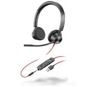 PLANTRONICS - Cuffie On-ear Blackwire C3325 con Microfono Connessione Wireless Colore Nero