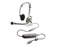 Plantronics DSP-400 Digitale-Maggiore Pieghevole USB Stereo Jack Cuffie e Software