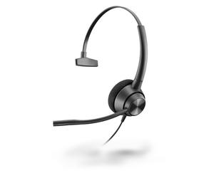 Plantronics EncorePro 310 QD Cuffie mono leggere con connessione QD, tecnologia SoundGuard e riduzione del rumore, ideale per i telefoni fissi