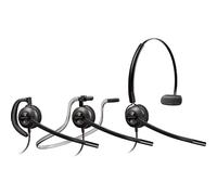Plantronics EncorePro HW540 Digital Cuffie per PC di fascia alta con qualità audio superiore, 3 modi di indossarle: archetto, contorno nuca o contorno