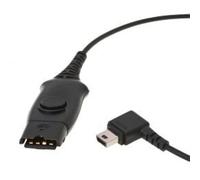 Plantronics MO300-mUSB A Adattatore Cavo Per Cuffie 78939-01 Mini-USB Nero Nuovo