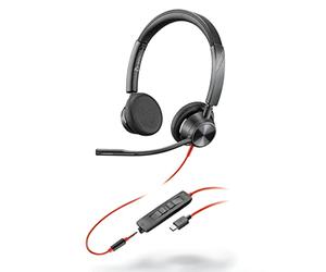 Plantronics Poly Blackwire C3325-M 214017-01 - Cuffie USB-C, colore: Nero