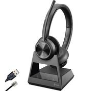 Plantronics SAVI 7320 Office Stereo Cuffie Stereo DECT con base di ricarica - ideali per professionisti che lavorano con telefono fisso e PC