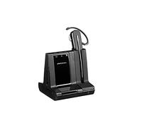Plantronics - Savi 8240 Office-Wireless DECT Single In-Ear(Mono) Headset-Convertible (3 Wearing Styles)-Noise Cancelling Mic-Connects to Deskphone/PC Mac-Works with Teams (Certified), Zoom & More