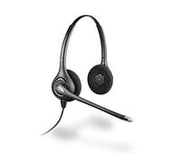 Plantronics SupraPlus HW261N Binaural dalla Fascia per Telefono, Cavo, Cancellazione del Rumore, Nero