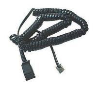 Plantronics U10P Qd To RJ9 Modulare Spina Cavo a Spirale Direct Connettere A