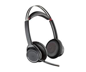 Plantronics Voyager Focus UC B825-M Cuffie Wireless con Bluetooth, Nero
