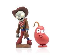Plants Vs Zombies 3" Figura 2-Pack: Cowboy Zombie E Chili Bean