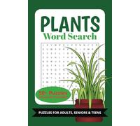 Plants Word Search Puzzle Book: Word Searches with Easy to Read Print about Plants | 6x9 inches, 110 pages | 50+ Puzzles ... Gift for the Plant Lover in Your Life