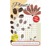 Plants Word Search: Word searches with easy-to-read print about botanical terms, plant species, and vegetation. 6x9 inches, 110 pages, 50+ puzzles… Gifts for vacations, holidays, and spare time.