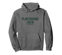 Plantsgiving Crew Vegan Thanksgiving Group Design Felpa con Cappuccio