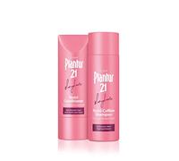 Plantur 21 #langhaare Nutri-Coffein - Shampoo e balsamo nutrienti in set - Shampoo e balsamo per capelli lunghi - senza silicone - 1 x 200 ml / 1 x 175 ml