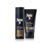 Plantur 39 Effetto Anti-Grigio Shampoo Tonalità Calda e Balsamo Colorante - 1x 200ml + 1x 150ml - Copre gradualmente i capelli grigi - Aiuta a prevenire la caduta ereditaria - per la cura dei capelli