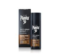 Plantur 39 Shampoo anti-grigio, 2 x 200 ml, per toni caldi e capelli castani, per capelli grigi gradualmente senza tintura, shampoo alla caffeina per donne per capelli forti